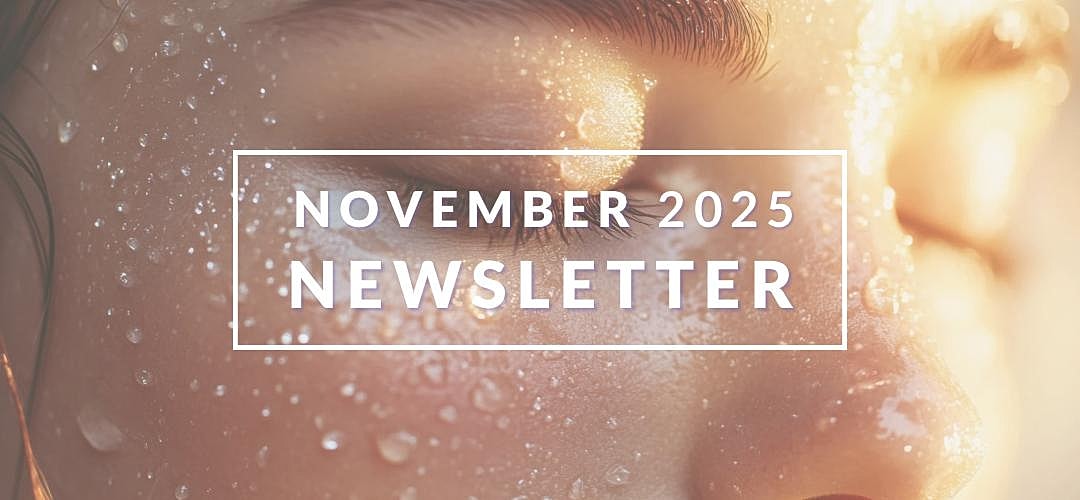 November 2025 newsletter with a close-up portrait.