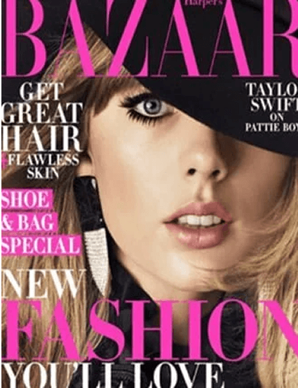 Bazaar magazine cover featuring fashion and beauty tips.