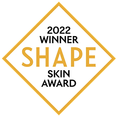 2022 Shape Skin Award winner badge