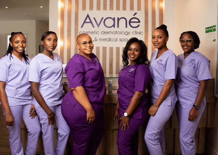 Staff at Avané cosmetic dermatology clinic.