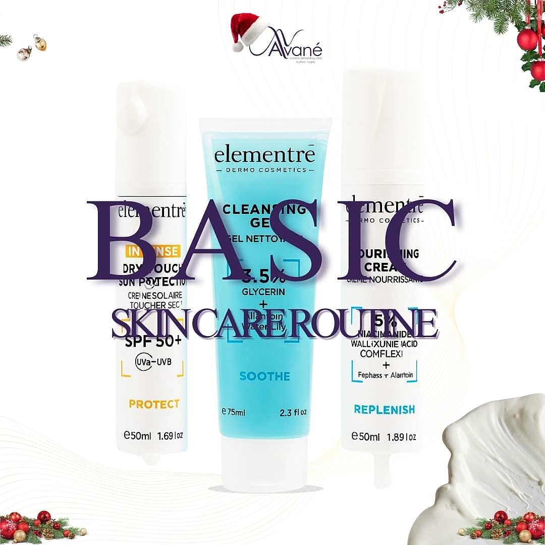Three skincare products for a basic routine.