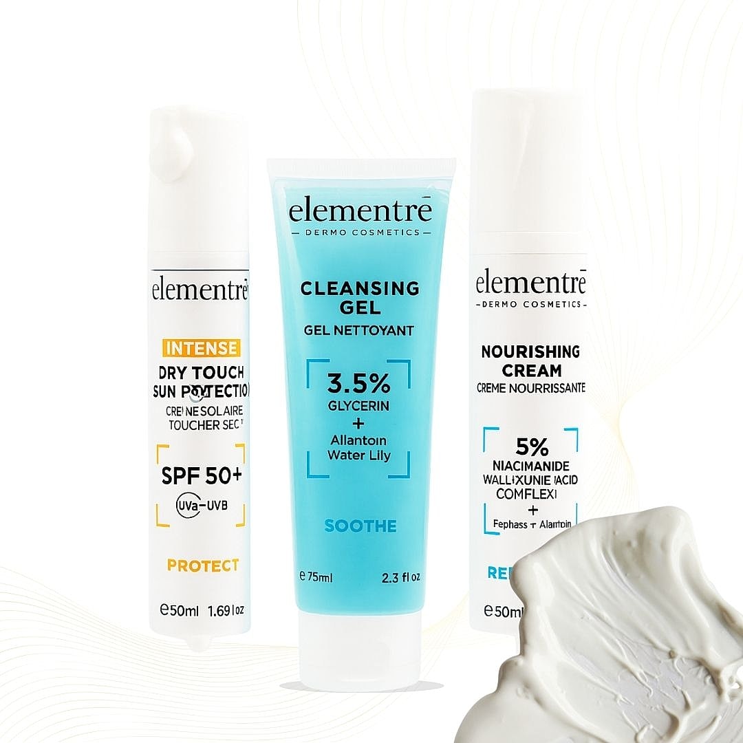 Three skincare products for a basic routine.