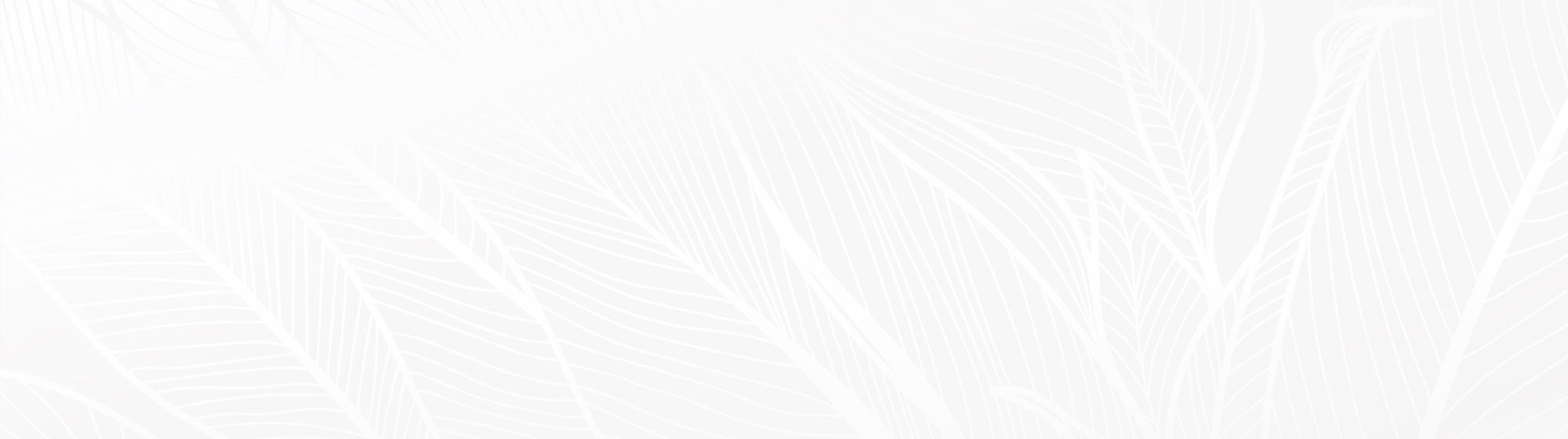 Subtle white leaf pattern on light background.