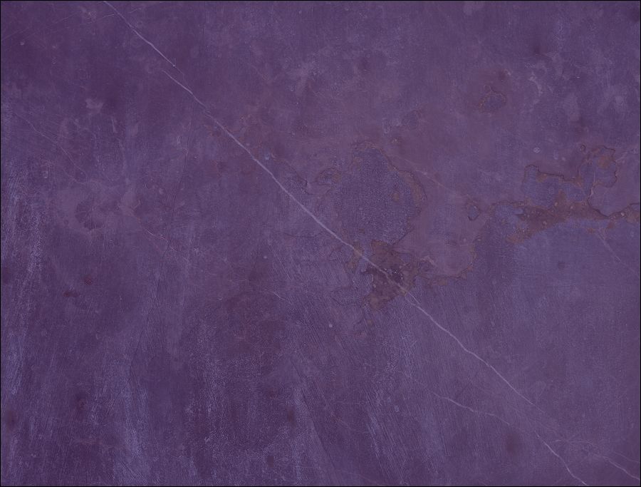 Textured purple background with subtle surface details.